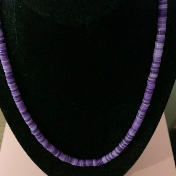 Shades of purple necklace, 18” - Picture 1 of 6